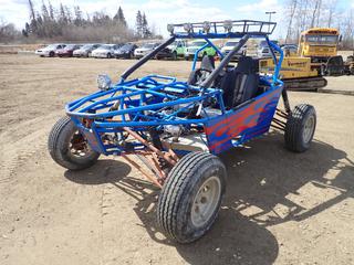 Baja Turbo Double Seater Quad Dune Buggy, c/w 4 Cyl Gas, SN LAGBMYDC271000054, LT 30 X 9.5 R15 Tires, 2,000 lb. Winch, *Note: Turns Over, Gas Line Leaking*