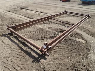 (2) Steel Skid Frames, 17.5 Ft. x 76 In., *Note: One Has Dent*