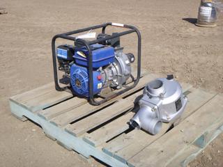 2 In. Trash Pump, Model HP20, c/w Jiangdong JF200 6.5 HP Gas Engine and Extra Pump  (Row4)