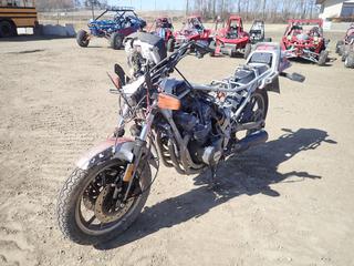 1983 Suzuki Touring Conventional Motorcycle, Model 572CM3, Showing 19,893 KMs, VIN JS1GN74A8D2103294,*Note: Parts Only*