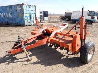 Agrator PTO Driven Rototiller, Model ASR-2600C4, SN 37211, Rear Pintle Hitch, 3-Point Front Hitch, 7.60-15 Tires, Hydraulic Height Adjust, 22 In. Tiller Width, Overall 8.5 Ft. Width