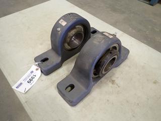 (2) Impervron Link-Belt Bearings, Model PE-U339, 2 7/16 In.  (S-4-2)