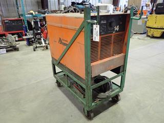 Acklands Model N-400DC Electric Direct Current Arc Welding Power Source c/w 200/208/270/460V, 87/76/38A, 3 Phase, 60 Hz And Cart. SN JF939838 (Z)