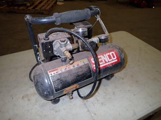 Senco Model PC1010 Air Compressor w/ 1/2 HP, 1 Gallon Tank, 115V, 4A, 135 Max. PSI, 60 HZ, SN Z3200589  (T-2-1)