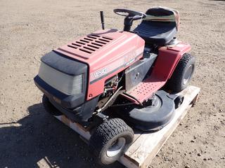 MTD Yard Machines Riding Mower, Model 135M670G500, c/w Briggs & Stratton 14.5 HP, 42 In. Cut Path, 15x6.00-6 Front Tires, 20x8.00-8 Rear Tires, SN 1A31513-0027, *Note: Flat Tires, Running Condition Unknown*