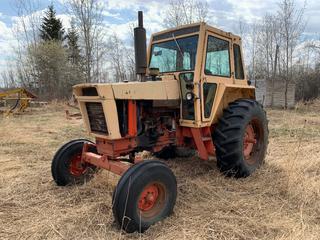 1973 Case 870 Tractor, 540 PTO, Drawbar, Showing 2,280 Hrs., SN 8726860, **Note: Non-Running Condition, Buyer Responsible For Loadout, Item Located Offsite Near Egremont, Contact Chris For More Information 587-340-9961**