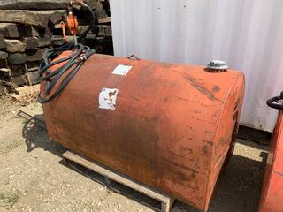 Fuel Tank w/ Manual Crank Pump **Note: Located Offsite In Spruce Grove, Contact Chris For More Information 587-340-9961**