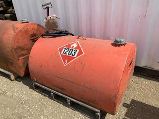 Fuel Tank w/ Gasboy Series 1700 Manual Pump, SN 69596 **Note: Located Offsite In Spruce Grove, Contact Chris For More Information 587-340-9961**