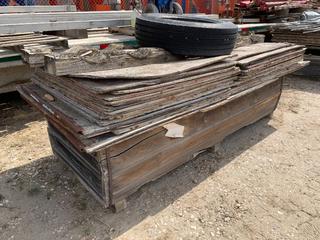 Qty of Trailer Siding Kit w/ Wood and Metal Support Beams **Located Offsite In Spruce Grove, Contact Chris For More Information 587-340-9961**