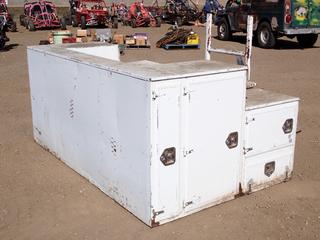 Truck Deck Service Box w/ Storage Compartment, 90 In. x 57 In. x 41 In.
