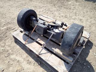 3 Ft. Forklift Axle, 16x5x10.5 Tires