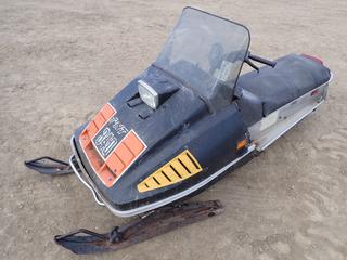 1974 Bombardier TNT 340 Snowmobile. Showing 2190 Miles. SN 341804127