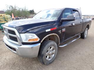 2010 Ram 2500 4X4 Crew Cab Pickup C/w Sunroof And LT275/70 R18 Tires. VIN 3D7TT2CT1AG119944 *Note: Salvage Registration Status, No Motor, No Transmission, Parts Only*