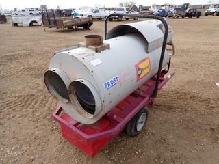 Frost Fighter 320,000 BTU/Hr. Portable Oil Burning Heater, Model OHV-350-II, c/w Beckett Oil Burner, Model SF, SN 06121073  (Row2)