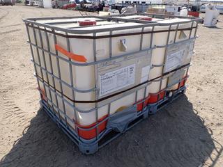 (2) Shutz Liquid Storage Tank w/ Steel Pallet Cage, 1,040L, 40 In. x 47 In. x 46 In., *Note: Last Contained Elastopor P1001U Isocyanate*  (Row4)