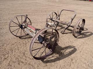 Antique Horse Wagon Frame  (YN_01)