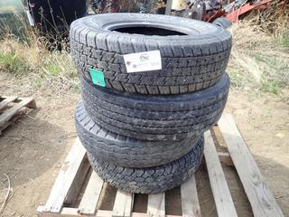 (4) R-16 Tires, w/ (1) Rim,  **Located Offsite at 21220-107 Avenue NW, Edmonton, For More Information Contact Richard at 780-222-8309**