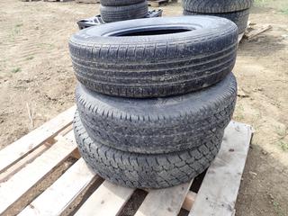 (3) R-16 In. Tires, (1) 8-Bolt Rim,  **Located Offsite at 21220-107 Avenue NW, Edmonton, For More Information Contact Richard at 780-222-8309**