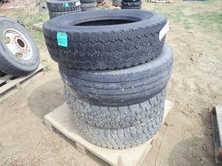 (4) R-19.5 Tires, (2) 8-Bolt Rims,  **Located Offsite at 21220-107 Avenue NW, Edmonton, For More Information Contact Richard at 780-222-8309**