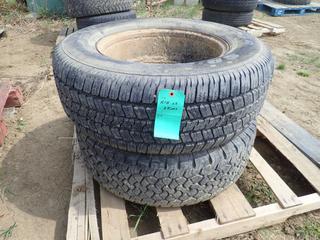 (2) R-18 In. Tires, w/ 6-Bolt Rims,  **Located Offsite at 21220-107 Avenue NW, Edmonton, For More Information Contact Richard at 780-222-8309**