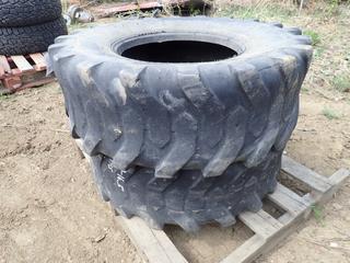 (2) Skid Steer, 12-16.5 NHS Tires,  **Located Offsite at 21220-107 Avenue NW, Edmonton, For More Information Contact Richard at 780-222-8309**