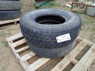 (2) R-16 In. Tires,  **Located Offsite at 21220-107 Avenue NW, Edmonton, For More Information Contact Richard at 780-222-8309**