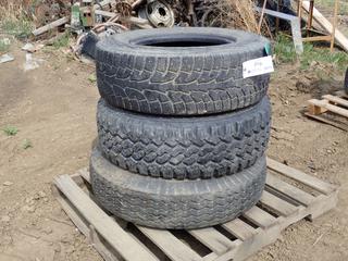 (3) R-17 In. Tires, w/ (2) 8-Bolt Rims,  **Located Offsite at 21220-107 Avenue NW, Edmonton, For More Information Contact Richard at 780-222-8309**