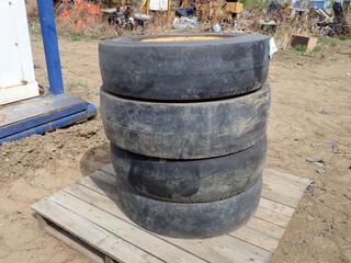 (4) 8.50/90-15K Tires, w/ 6-Bolt Rims,  **Located Offsite at 21220-107 Avenue NW, Edmonton, For More Information Contact Richard at 780-222-8309**