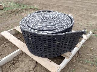 Qty of 12.5 In. (W) Rubber Belt, *Note: Unknown Length*,  **Located Offsite at 21220-107 Avenue NW, Edmonton, For More Information Contact Richard at 780-222-8309**