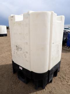 330 Gallon Liquid Storage Tanks on Stands, Top Fill/Bottom Release, 44 In. x 44 In.  x 62 In., *Note: Steamed Out As Per Consignor*  (Row4)