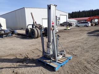 2010 Genie Model SLC-24 650lb Cap. Contractor Superlift C/w 24ft Max Height And 24in Forks. SN SLC1049432