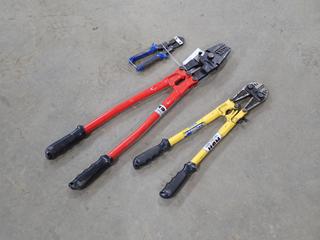 (2) Bolt Cutters And (1) Crimping Tool