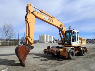1997 Liebherr A922 Rail Litronic Mobile Excavator C/w 30in Bucket, Q/A, 18ft 6in Gooseneck, 9ft 10in Stick, (2) Outriggers And 11.00-20 Tires. SN 4215004 *Note: Engine Replaced @ 7976hrs, Showing 8653hrs As Per Consignor*