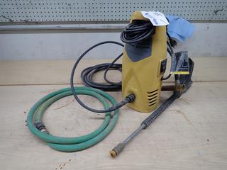 Active Products PW0501400 120V Single Phase 1.3GPM 1200PSI Pressure Washer C/w Hose And Wand. SN JH030640905041939