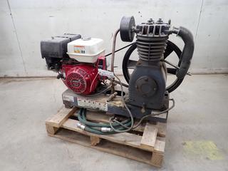 DV Systems Model TASE-5000 175PSI Compressor C/w Honda GX390 Gas Engine And 44in X 18in X 28in Skid