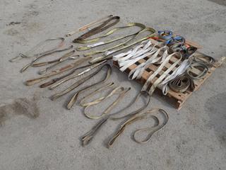 Qty Of Assorted Size And Length Lifting Slings