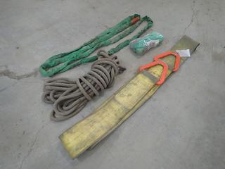 (2) Tuflex 8ft Slings C/w (1) 16ft Lifting Sling