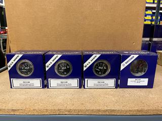 (4) HG149 Electric Oil Pressure Gauges, 0-400 PSI