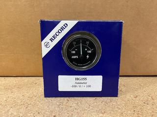 (10) HG155 Ammeter Gauges, -100/0/+100.