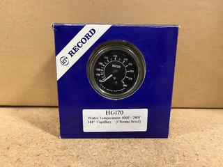 (10) HG170 Water Temperature Gauges, 100-280 Degrees Fahrenheit.