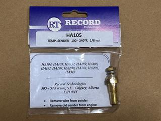 (12) HA105 Temperature Senders, 100-240 Degrees Fahrenheit, 1/8in NPT.