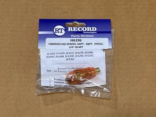(12) HA196 Temperature Senders, 100-280 Degrees Fahrenheit, Single 1/4in-18 NPT.