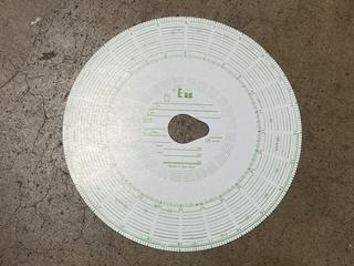 (10) Boxes of Tachograph Cards with Speed (125) and RPM (3300), 100 Per Box.