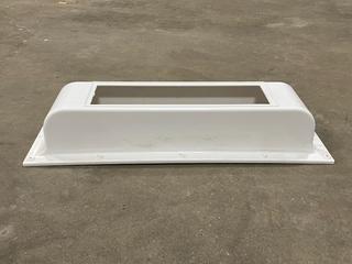 (12) Lexan Polycarbonate Rocky Mountain Top Light Shells with Cutout, Yellow.