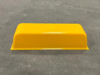 (20) Lexan Polycarbonate Rocky Mountain Top Light Shells, Yellow.