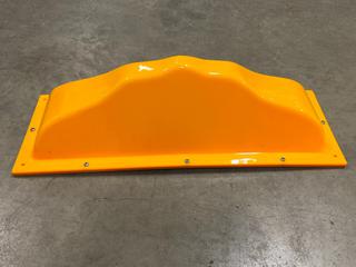 (7) Lexan Polycarbonate Ash Top Lights, Yellow.