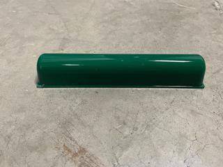 Approx. (400) Lexan Polycarbonate Duplex Top Light Caps, Green.