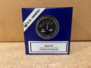 (10) HG147 Electric Oil Pressure Gauges, 0-80 PSI.