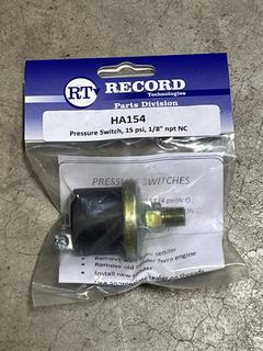 (15) HA154 Pressure Switches, 15 PSI, 1/8in NPT.