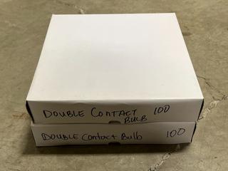 Approx. (200) Double Contact Bulbs.